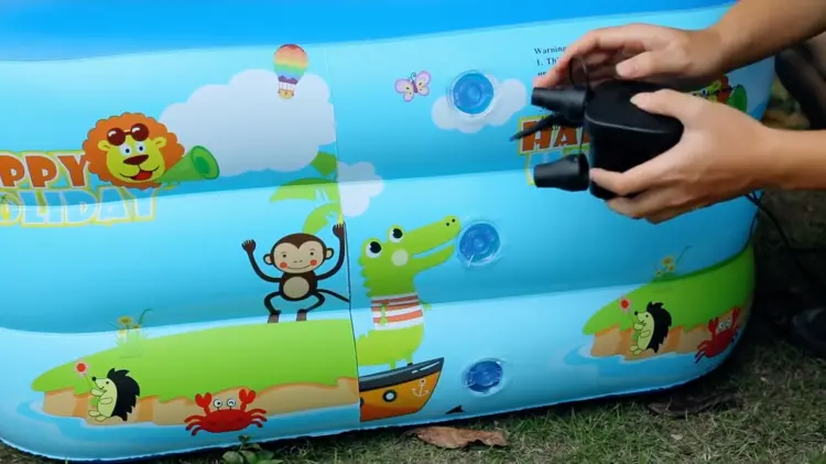MonQiQi Murah Inflatable Swimming Pool For Kids / Kolam Renang 1.2/1.5/1.8/2 Meter Kolam Tiutak 3 Ring Crystal Rectangular / Kolam Renang Anak Jumbo Murah 2 Meter Mandi Bola Keluarga/Kolam Renang Anak Jumbo Kolam Renang Keluarga Tiup Besar Family Inflatab
