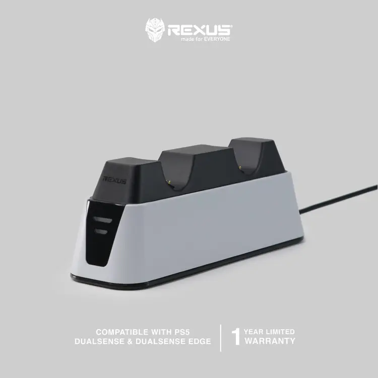 Rexus Dual Charging Dock Charger Joystick DualSense PS5