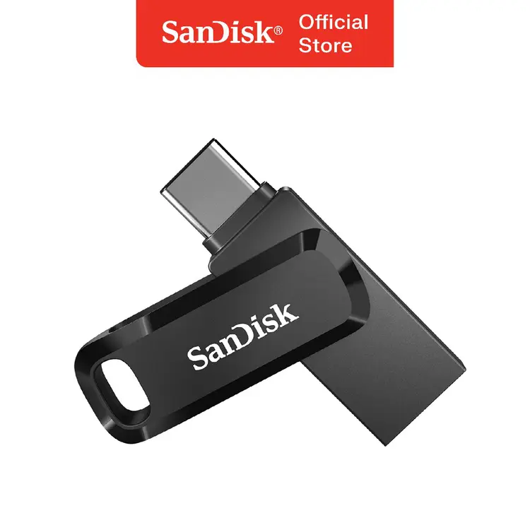SanDisk Ultra Dual Drive GO OTG Type-C 64GB USB 3.2 - Black