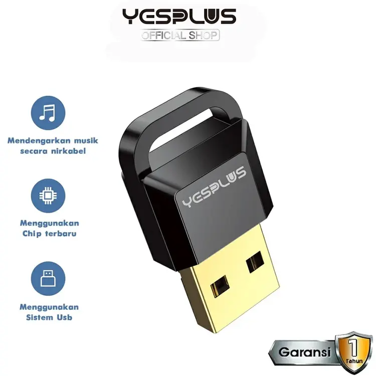 Receiver Wireless Bluetooth 5.3 YESPLUS YS-620 Mini USB Bluetooth Audio Dengan Wireles Audio