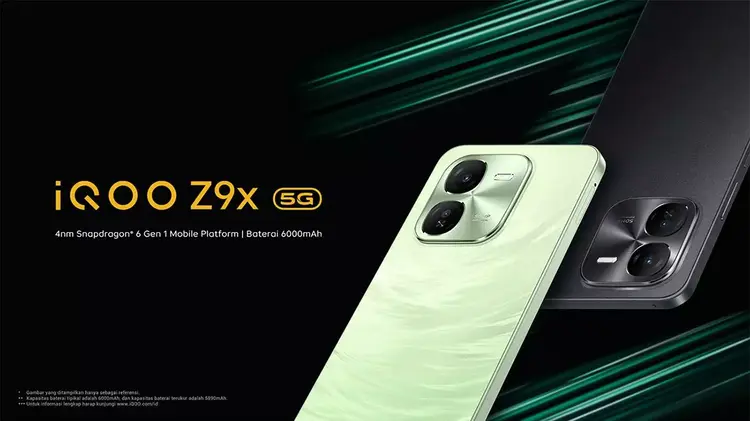 Baterai 6000 mAh dan Snapdragon 6 Gen 1, Ini Alasan iQOO Z9x Jadi Rajanya Awet Seharian!