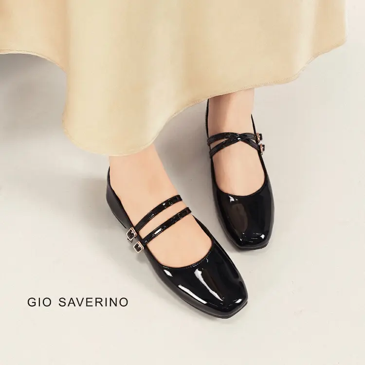 Gio Saverino Sepatu Wanita Flat Shoes Wanita Korea Kekinian Sakura Sepatu Cewek
