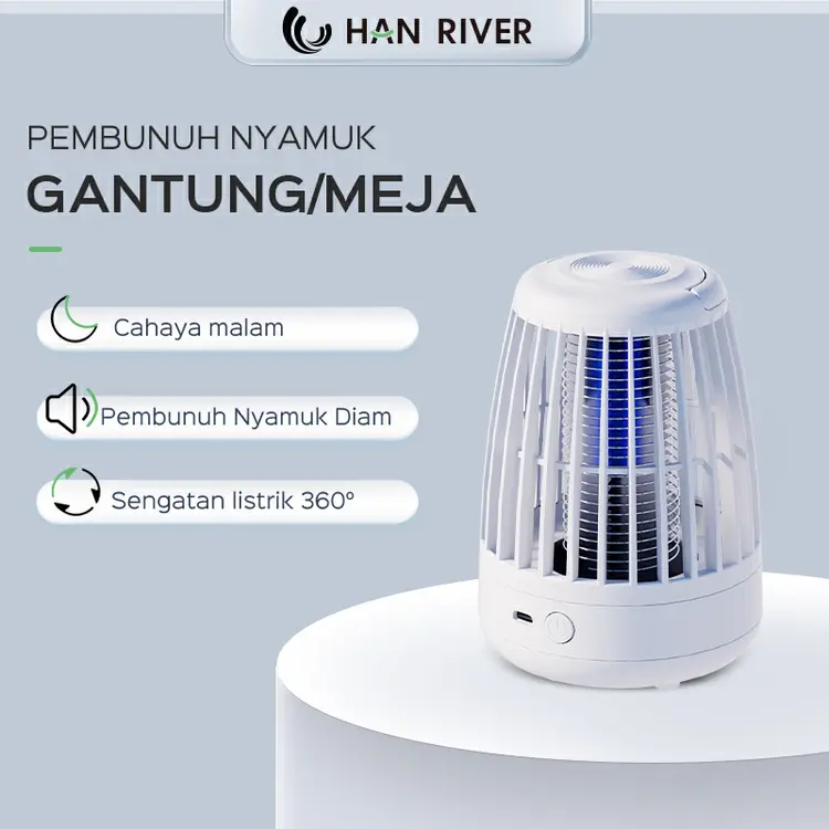HAN RIVER/Lampu Pembunuh Nyamuk/  Ultraviolet Elektrik / Model kabel (nirkabel)/LED Lampu  Nyamuk