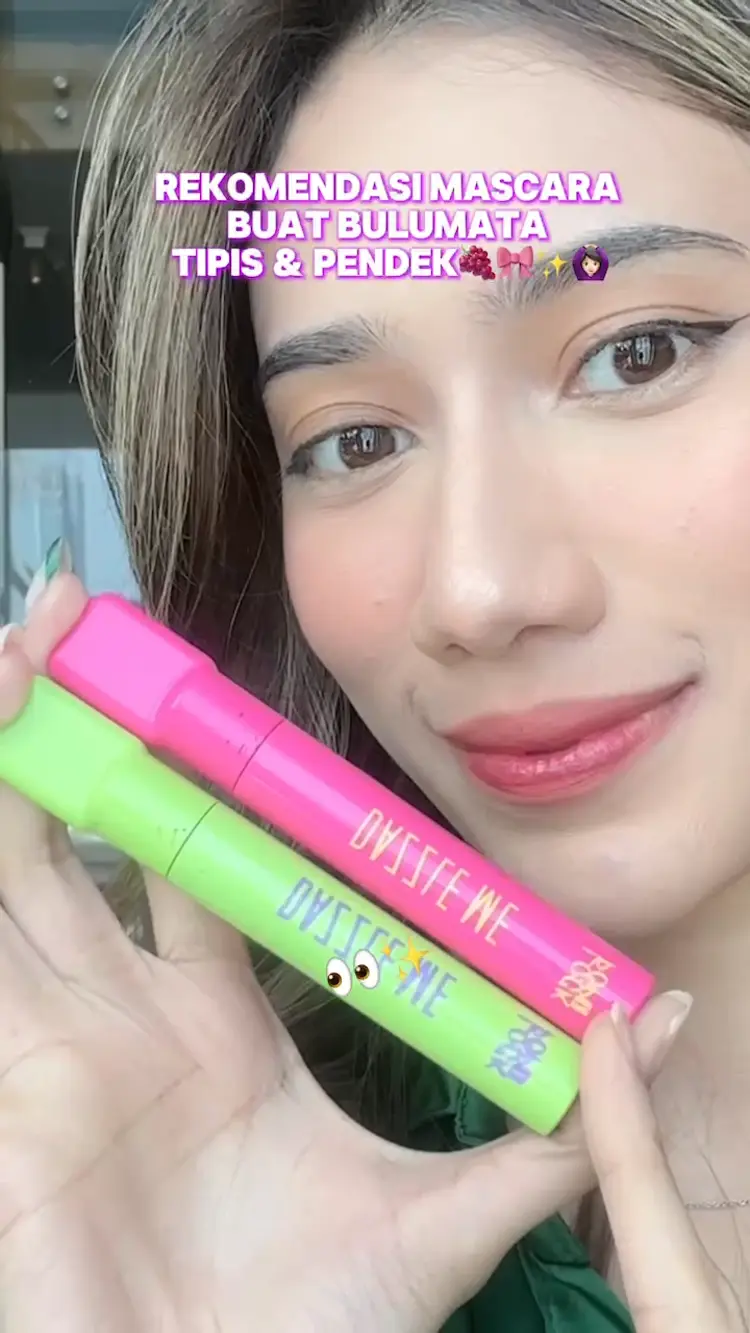 [NEW LAUNCH] DAZZLE ME Lock & Pop! Duo Mascara Series VoluMAX-ing and LongLASH-ting Mascara Smudgeproof Transferproof Waterproof Maskara Longlasting Tahan Lama 24 Jam