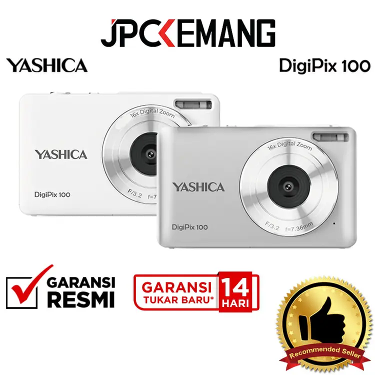 Yashica DigiPix 100 Compact Digital Pocket Camera Yashica Digi Pix 100 Garansi Resmi