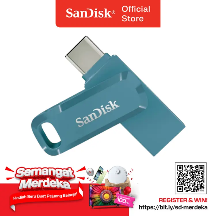 SanDisk Ultra Dual Drive GO OTG Type-C 128GB USB 3.2 - Navagio Bay