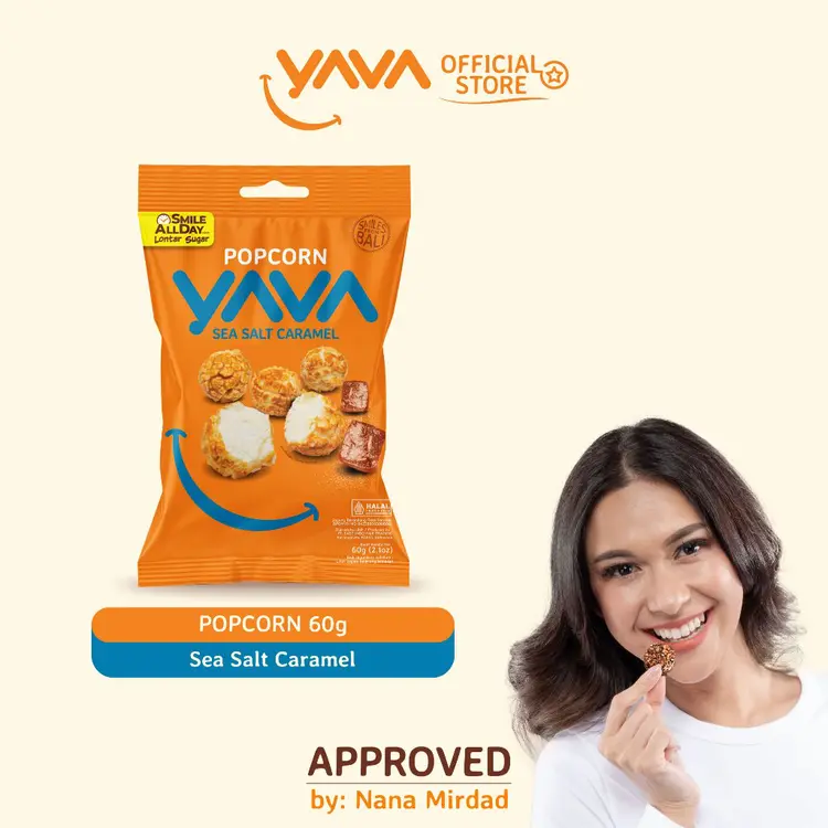 YAVA Popcorn Sea Salt Caramel 60g