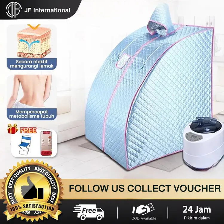 kotak sauna / Portable Steam Sauna Alat Pelangsing Tubuh / Alat Spa /Alat Mandi Uap