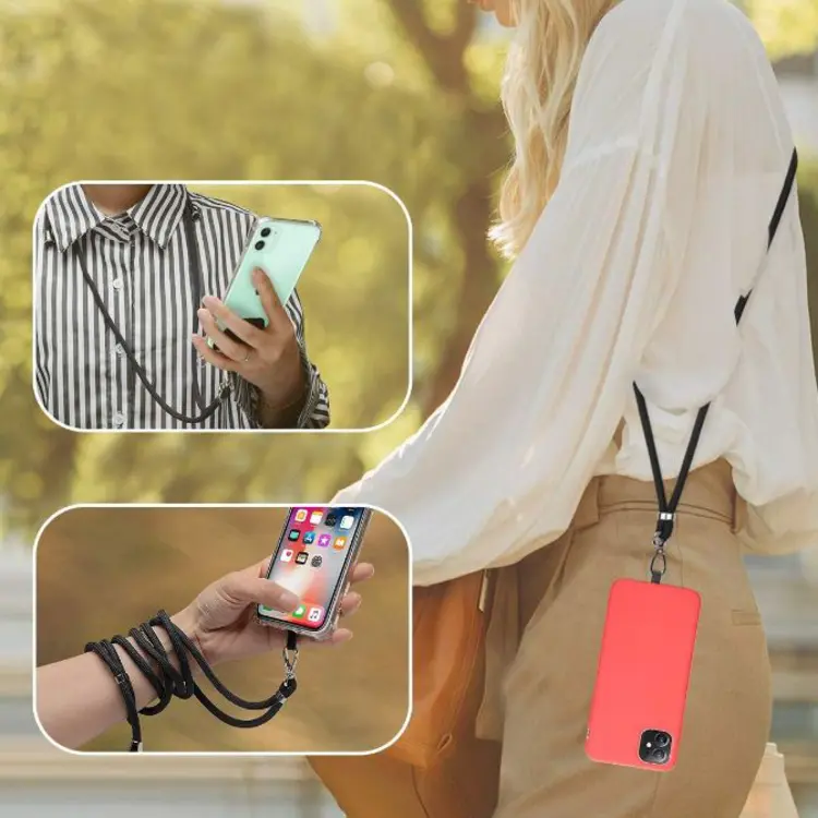 Gantungan Tali Case Hp Universal Handphone Gantungan Di leher Gantungan Kunci Panjang 1.5 Meter Universal Strap Rope String for Phone Case lanyard chain