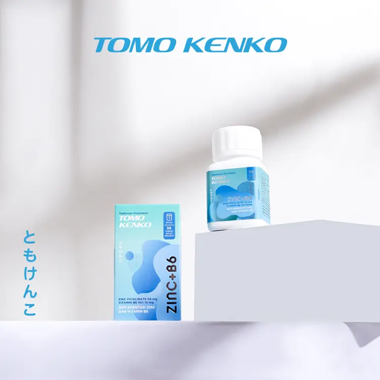 Tomo Kenko Zinc Picolinate + B6 | Acne & Imun | High Quality