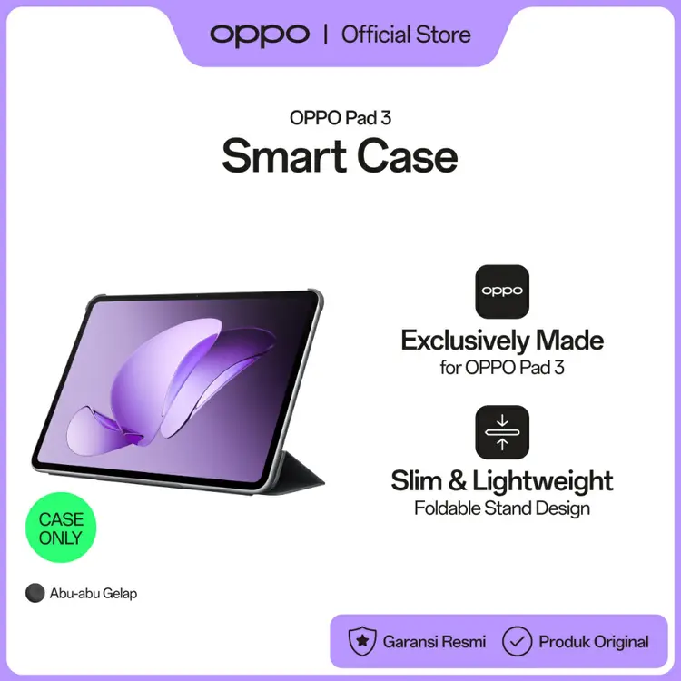 OPPO Pad 3 Smart Case OPC2403 [Foldable Stand Design, Slim & Lightweight]