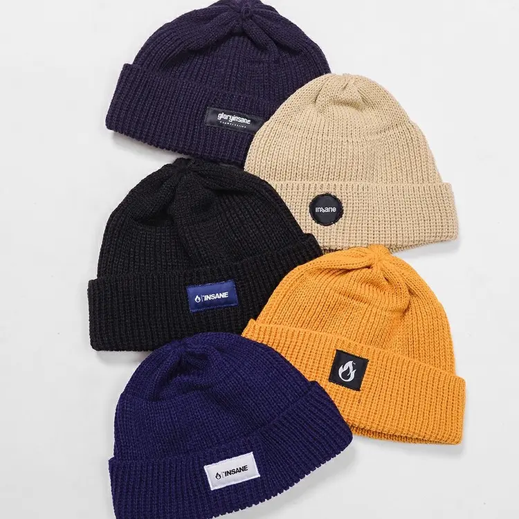 INSANELTD Kupluk Pria Wanita Original | Short Beanie Hat | Kupluk Distro