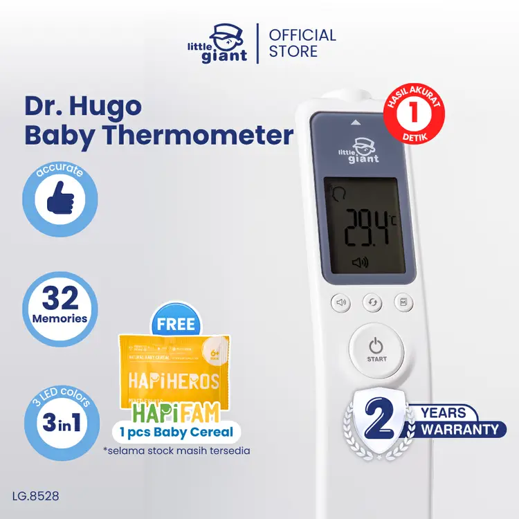 Little Giant Dr. Hugo Baby Thermometer Non-Contact Thermometer | Termometer Digital Bayi