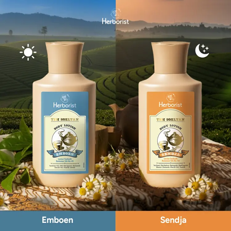 [NEW LAUNCH] Herborist Teh Soeltan Body Lotion 100ml – 24 Jam Menjaga Kulit Tetap Wangi Segar & Menenangkan