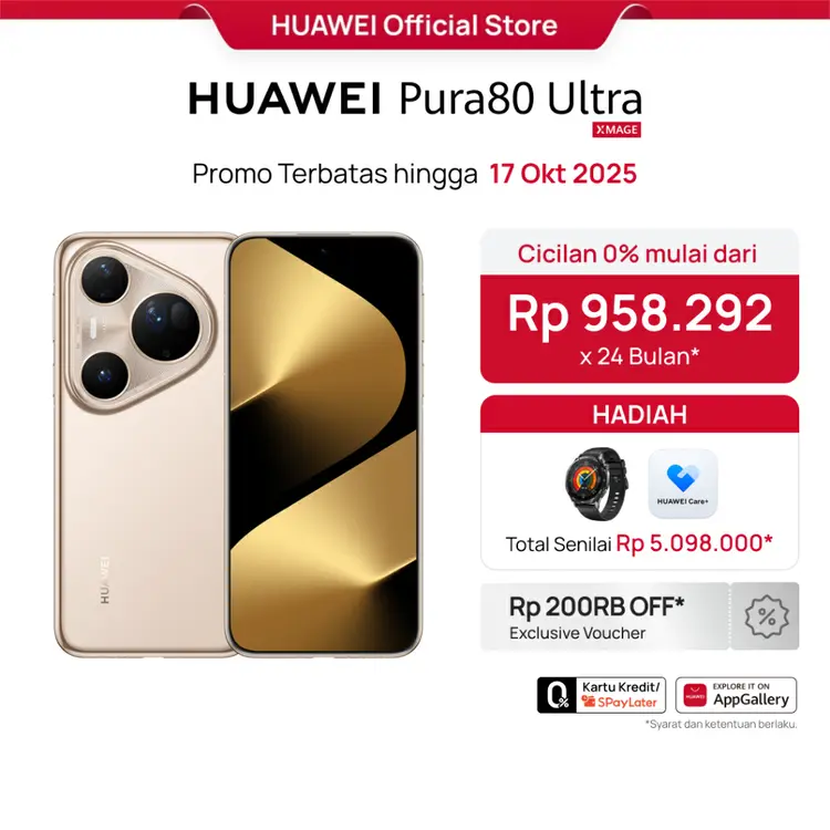 [BARU] HUAWEI Pura 80 Ultra Smartphone | 10x Optical Zoom | 1-inch Sensor | Kunlun Glass | 100W | Smart AI