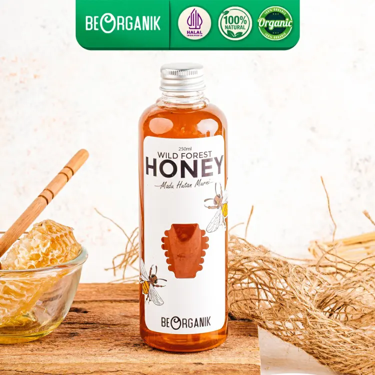 Madu Hutan Beorganik 250ml - Natural Raw Forest Honey Asli 100%
