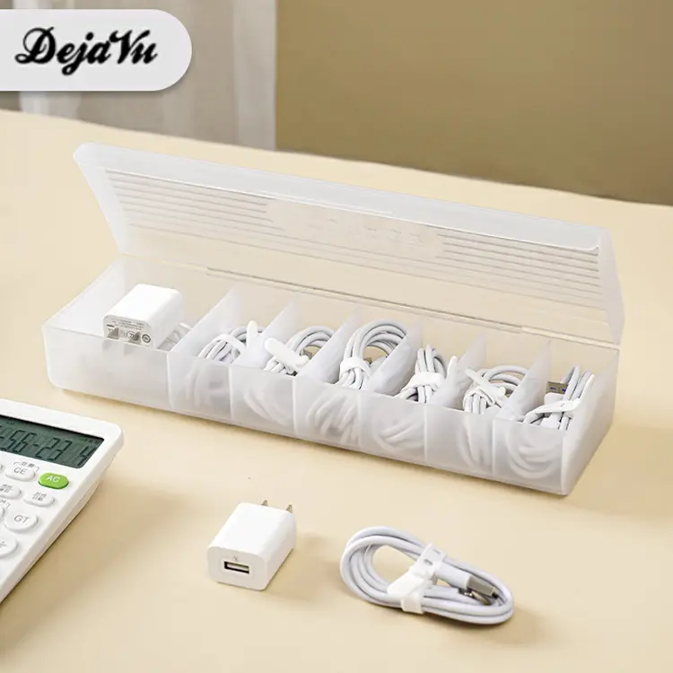 Dejavu Kotak Penyimpanan Kabel Data Box Cabel Charger HP Storage Handsfree Aksesoris Organizer Multifungsi HSB611
