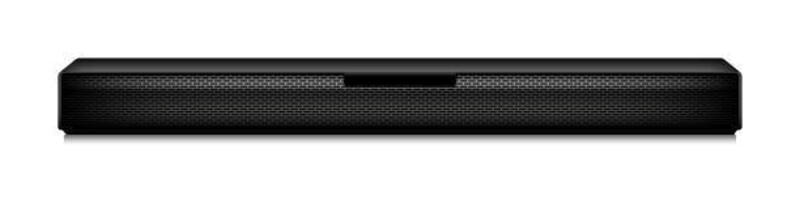 soundbar modern terisolasi pada latar belakang putih - speaker soundbar ilustrasi stok