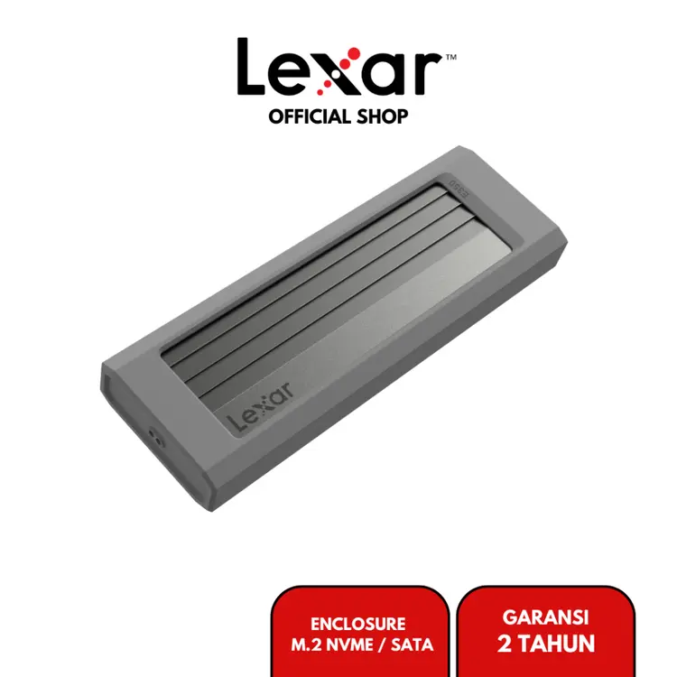 Lexar E350 SSD Enclosure M.2 NVMe / SATA SSD External Case USB 3.2 Gen 2 Dual Protocol