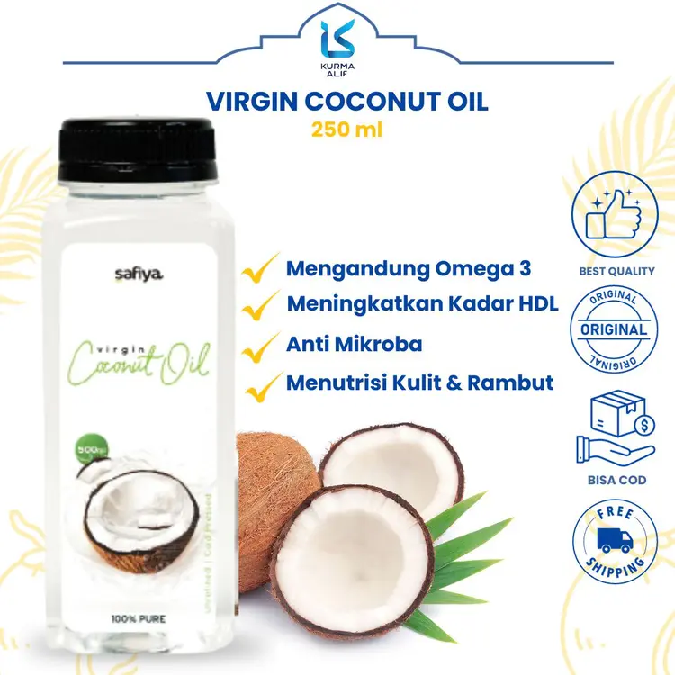 Minyak Kelapa VCO Virgin Coconut Oil 250 ml Murni Original