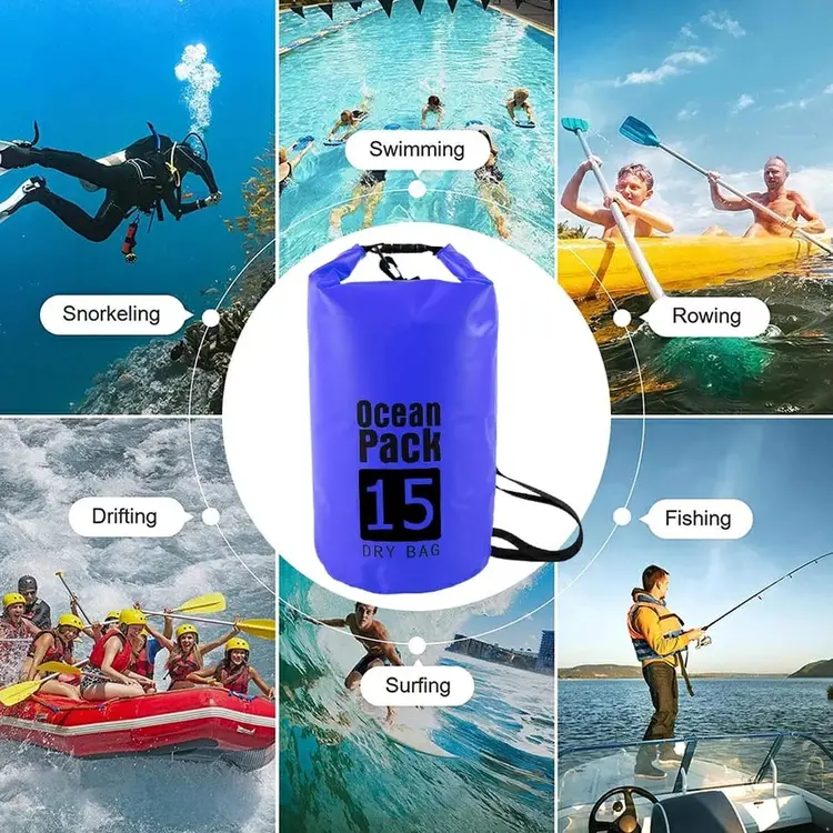 OCEAN PACK DRYBAG WATERPROOF TAS ANTI AIR 5L/10L/15L/20L  LITER < ADA  TALI >