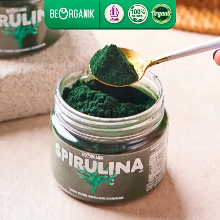 Beorganik Spirulina Powder / Masker Bubuk Spirulina 80gr