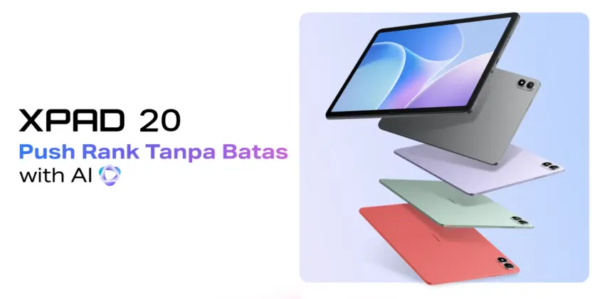 Infinix XPad 20 Pro Resmi Meluncur, Punya AI Canggih Buat Push Rank!