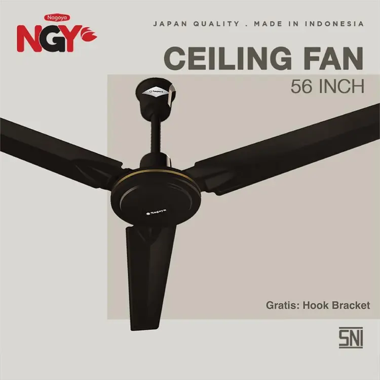 Kipas Angin Plafon NAGOYA (Ceiling Fan) 56" - Baling Besi - NG56CF