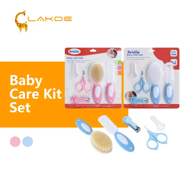 LAKOEOFFICIALMALL 5in1 Baby Nail & Hair Kits Alat Perawatan Bayi Set Perlengkapan Gunting Kuku Dan Rambut Bayi