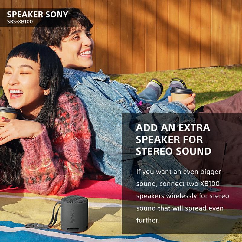 Product image Speaker Sony SRS-XB100 Portable Wireless Speaker Bluetooth Extra Super Bass Battery Up to 16h Android & IOS 2