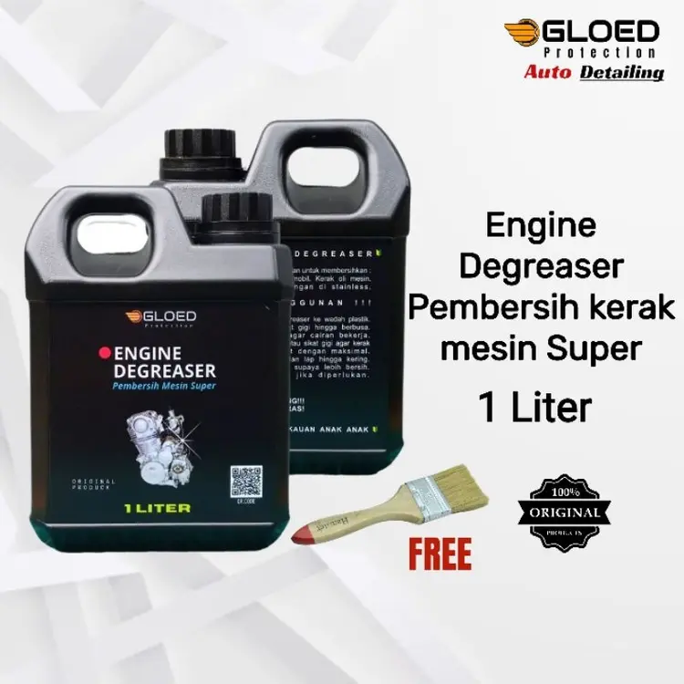 Gloed Engine Degreaser 1 Liter / Pembersih mesin cairan pembersih kerak oli motor dan mobil