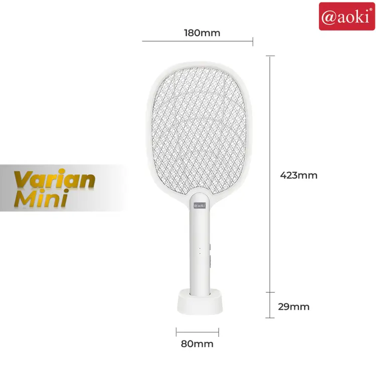AOKI Raket nyamuk insect killer Dapat digantung 2 in 1 canggih efektif