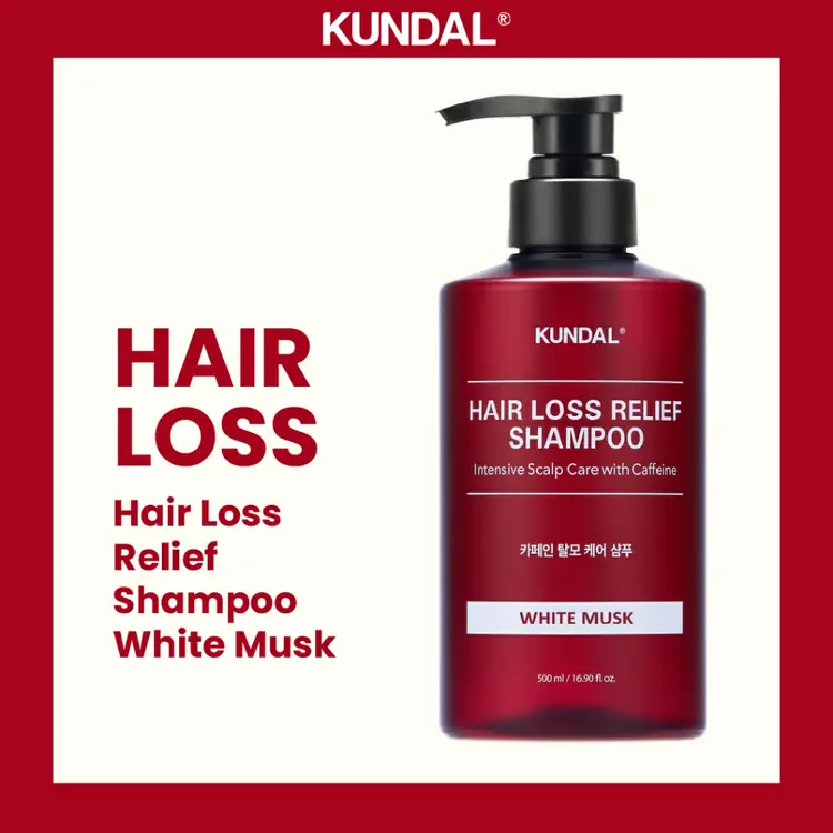 KUNDAL Scalp Care and Caffeine Shampoo White Musk 500ml