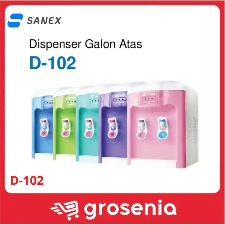 SANEX Dispenser Meja Galon Atas Hot & Normal D-102