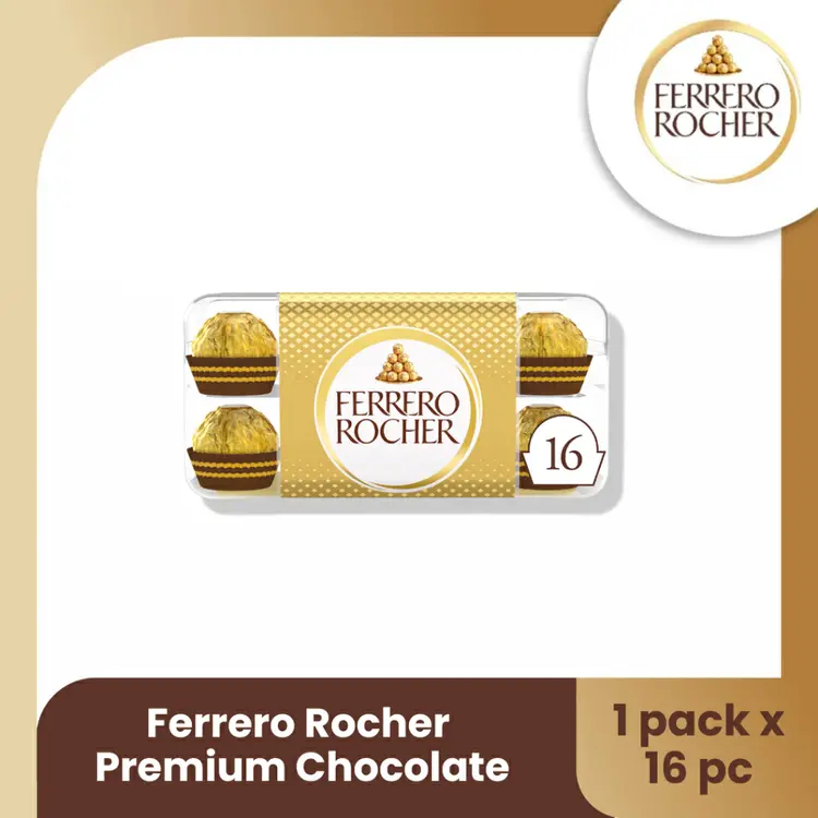 Ferrero Rocher Premium Chocolate Isi 16pcs