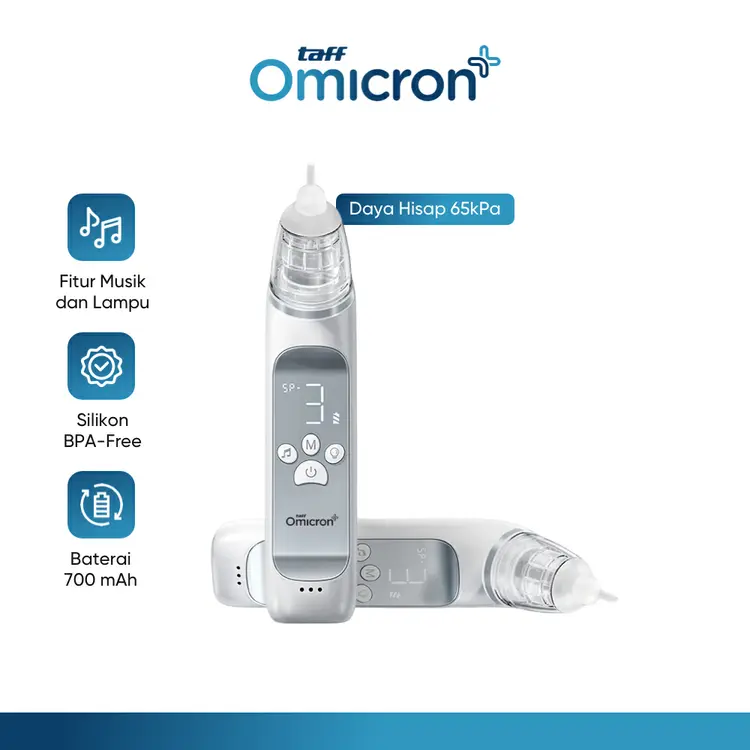 TaffOmicron Baby Nasal Aspirator Electric Nose Cleaner 65kPa 700mAh - KA1006