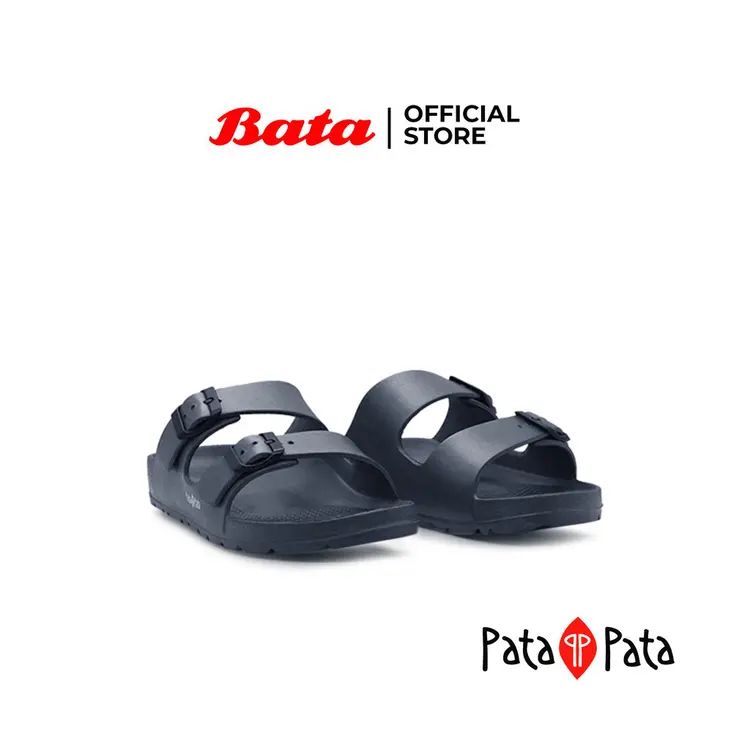 [75% Off] [Merdeka Sale] PATA PATA Sendal Pria Sharkan Black - 8726401