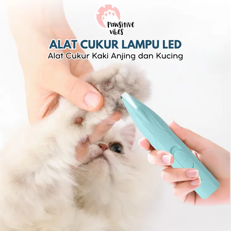 Alat Cukur Bulu Kucing - Pet Trimmer Paw - Cukuran Paw - Alat Cukur Bulu Elektrik Dengan untuk Anjing Kucing Clipper - Pet Paw Toe Hair Clipper - Alat Cukur Bulu Kucing