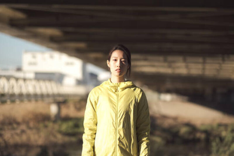 Potret atlet dalam pakaian olahraga